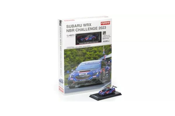 KYOSHO MINI CAR & BOOK No.23 SUBARU WRX NBR CHALLENGE 2023 K07129N23E