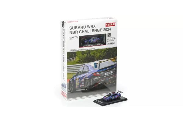 KYOSHO MINI CAR & BOOK No.24 SUBARU WRX NBR CHALLENGE 2024 K07129N24E