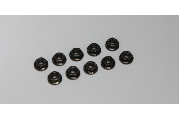 Nut(M3x3.7) Flanged (10pcs) 1-N3037F