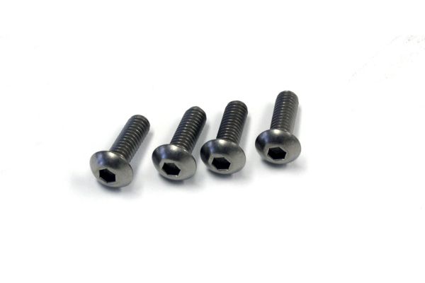 Button Screw(Hex/Titanium/M4x12/4pcs)  1-S14012HT