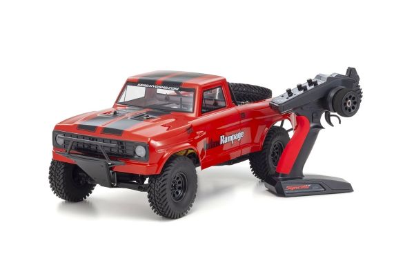 KYOSHO Outlaw Rampage 赤 RCカー Kyosho Outlaw Rampage PRO Brushless - YouTube