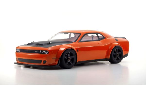 INFERNO GT2 RACE SPEC 2018 Dodge Challenger SRT Demon Go Mango w/KT-331P  1/8 GP 4WD Readyset RTR 33018