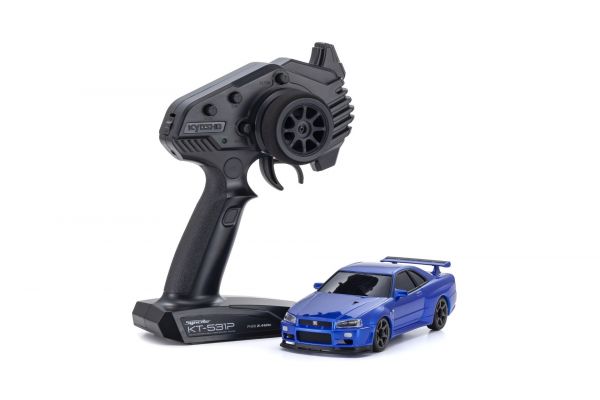 MINI-Z AWD NISSAN SKYLINE GT-R R34 V.specⅡNur Metallic Blue 32658MB