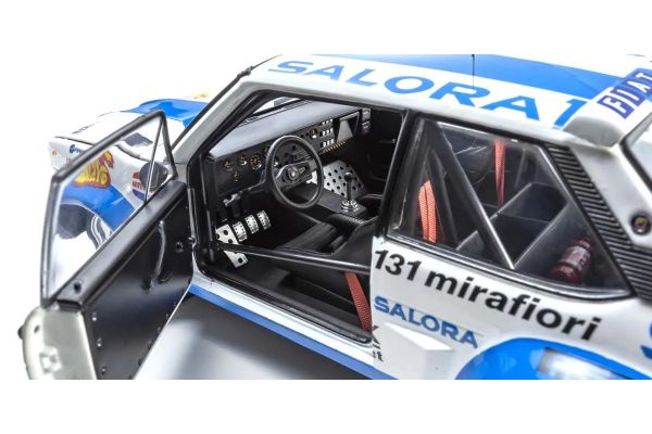 KYOSHO ORIGINAL 1/18scale Fiat 131 Abarth 1980 1000 Lake # 1