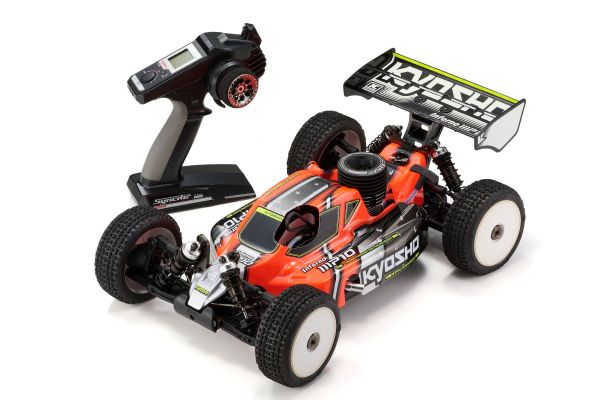 1:8 Scale Radio Controlled .21Engine Powered 4WD Racing Buggy readyset INFERNO MP10 Color Type 1 Red 33025T1S