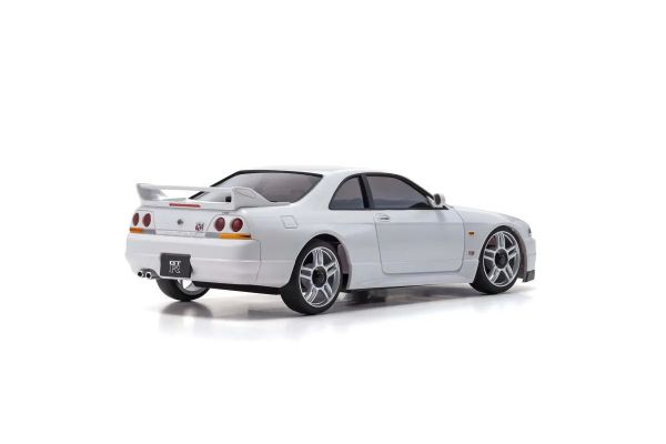 MINI-Z AWD NISSAN SKYLINE GT-R V.Spec (R33) with LED/Gyro unit White 32638WG