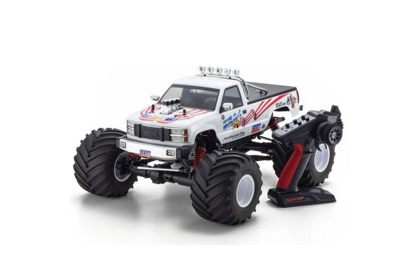 1/8 Scale Radio Controlled Brushless Motor Powered 4WD Monster Truck USA-1 VE readyset w/KT-231P+ 34257