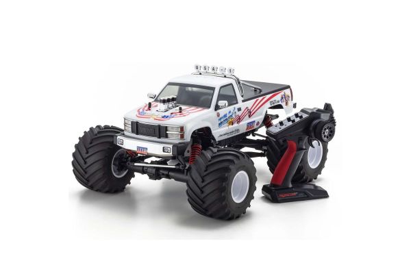 1 8 Scale Radio Controlled Brushless Motor Powered 4WD Monster Truck USA 1 VE readyset w KT 231P 34257