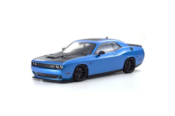 1 10 Scale Radio Controlled Electric Powered 4WD FAZER Mk2 FZ02L 2015 Dodge Challenger SRT Hellcat B5 Blue 34415T2