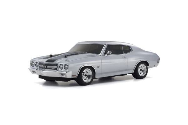 1/10 Scale Radio Controlled Electric Powered 4WD FAZER Mk2 FZ02L Series  Readyset 1970 Chevy® Chevelle® SS™ 454 LS6 Cortez Silver 34416TC