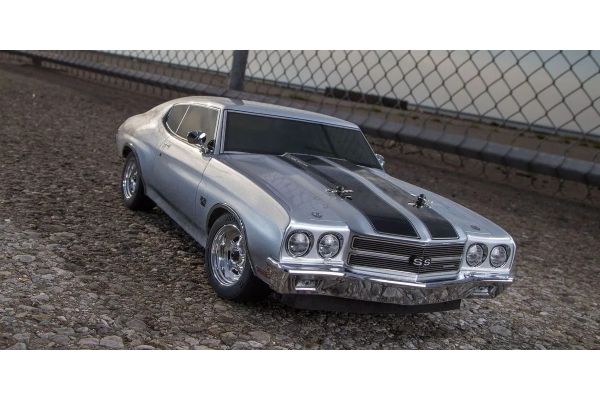 1/10 Scale Radio Controlled Electric Powered 4WD FAZER Mk2 FZ02L Series  Readyset 1970 Chevy® Chevelle® SS™ 454 LS6 Cortez Silver 34416TC