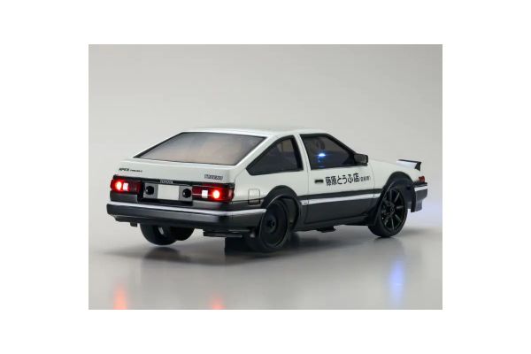FIRST MINI-Z INITIAL D TOYOTA SPRINTER TRUENO AE86 w/Carbon WH/BK