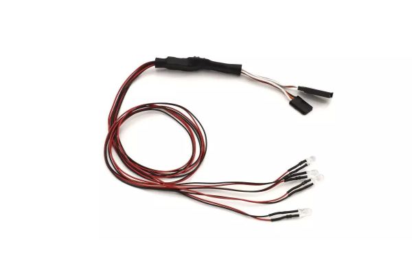 LED LightUnit(Φ5/4Bulbs/L=400/Clear＆Red) 97054-4CR-B