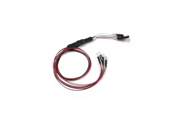 LED Light Unit (5mm/4 Bulbs/L=400/Red) 97054-4R-C