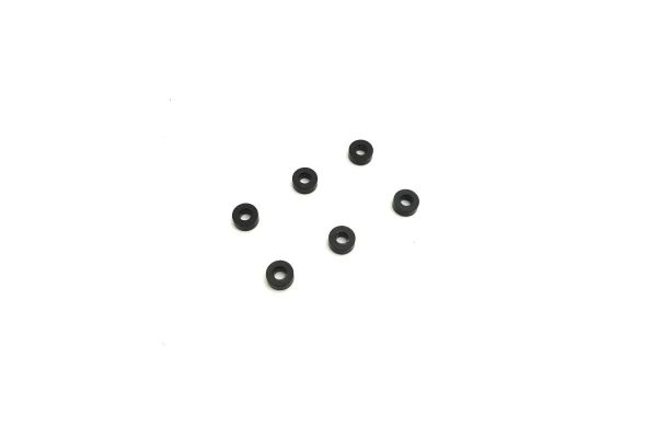 Aluminum Collar (3x7x3mm/Black/6Pcs) 97059-03BK