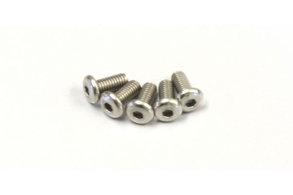 Button Screw(Hex/Titanium/M2.6x6/5pcs) 1-S12606HT