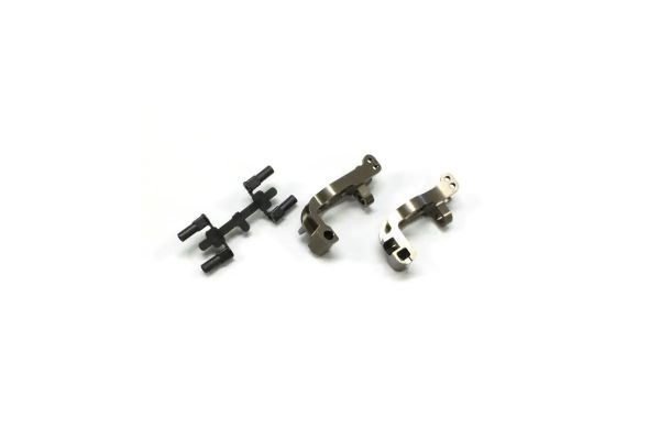 Al Front Hub Carrier Set(L,R/16ﾟ/Gunmetallic/MP9) IFW436B