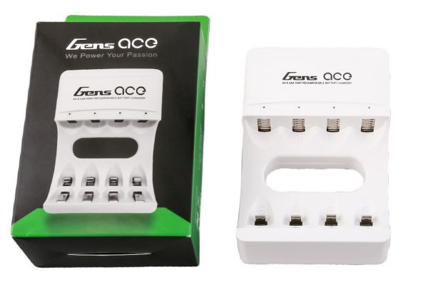 Gens ace AA & AAA Nimh Rechargeable Battery Charger C704A2