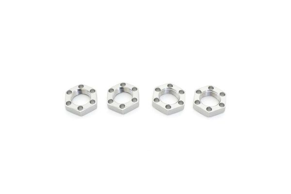 LW Wheel Nut(Silver/4pcs/FANTOM EP) EF244S