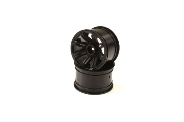 Rear Wheel/Black/2pcs (Dirt Hog） FAH204BK
