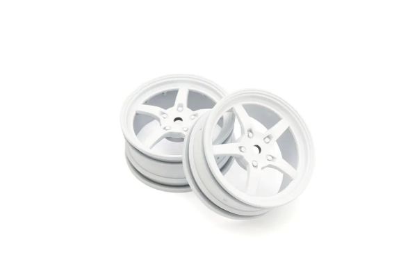 5-Spoke Racing Wheel (White / 2pcs) FAH705W