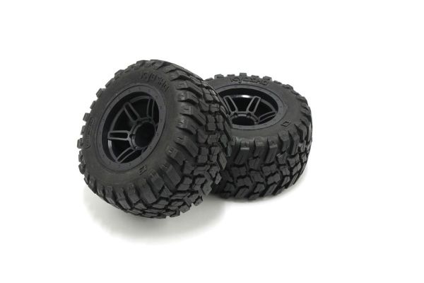 GluedTire ＆ Wheel Set (RAGE2.0/BK/2pcs) FATH501BK