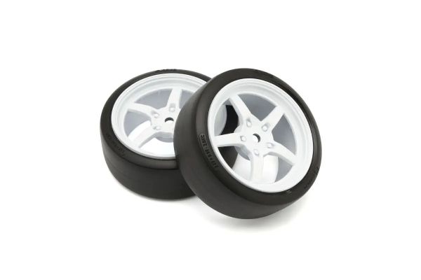 PremountedD-TireFZ02(5SpokeRWheel/WH/2p) FATH705WD