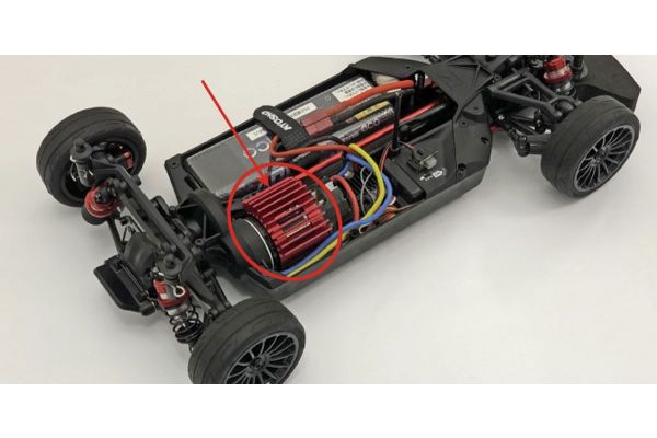 Motor Heat Sink (FAZER MK2) FAW218 - KYOSHO RC