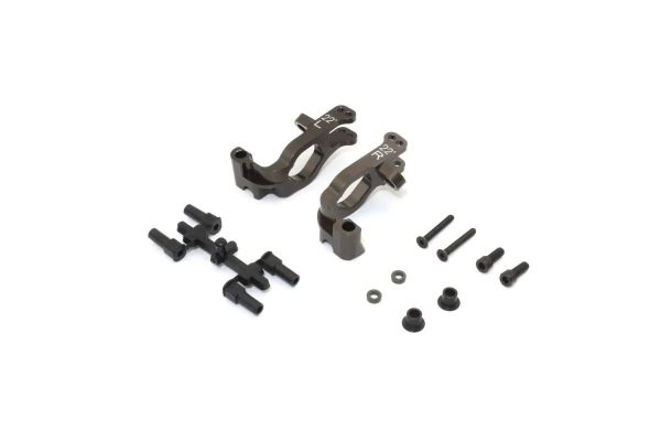 Aluminum Front Hub Carrier Set(L,R/22ﾟ/Gunmetallic/MP10) IFW629B
