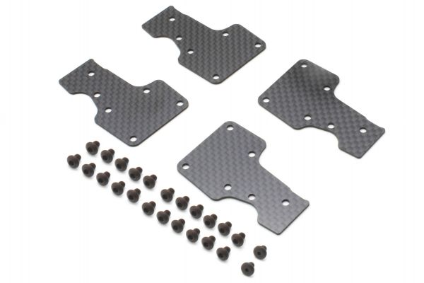 Carbon Rear Lower Sus. Plate Set(MP11) IFW706
