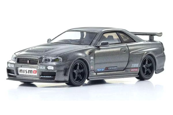 [MOTN] Nissan Skyline R34 GT-R NISMO CRS Ver. with LED (Gray) K07130LGR