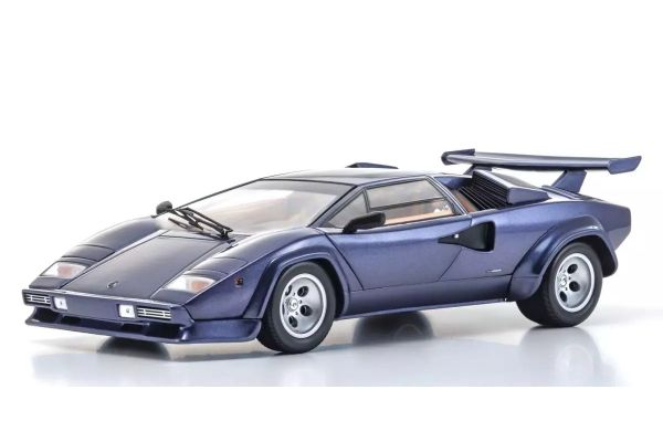 KYOSHO ORIGINAL 1/18scale Lamborghini Countach LP5000 Quattrovalvole Dark Blue 08320DBL