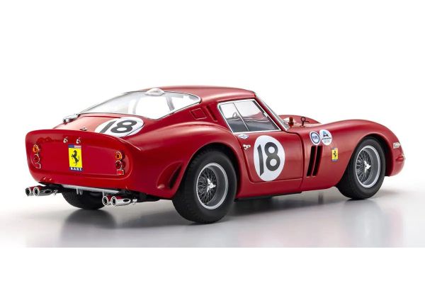 フェラーリ250 GTO 1 : 18 スケール 250Testa rossa 1962 Ferrari 250 GTO Red in 1:18 scale by KK Diecast
