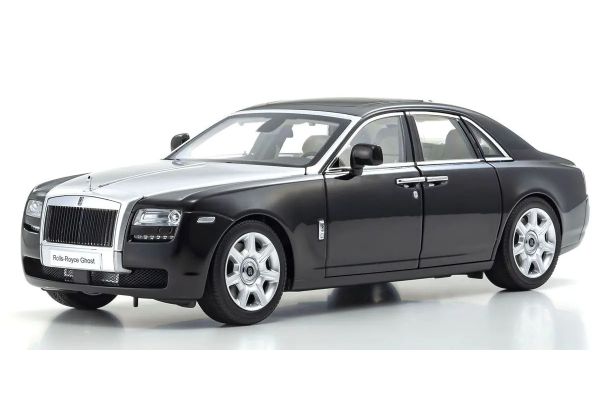 KYOSHO ORIGINAL 1/18scale Rolls-Royce Ghost (Black/Silver) 08802BKS2