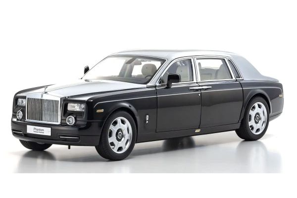 KYOSHO ORIGINAL 1/18scale Rolls-Royce Phantom EWB (Black/Silver) 08841BKS