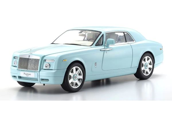 KYOSHO ORIGINAL 1/18scale Rolls Royce Phantom Coupe Turquoise 08862TBL