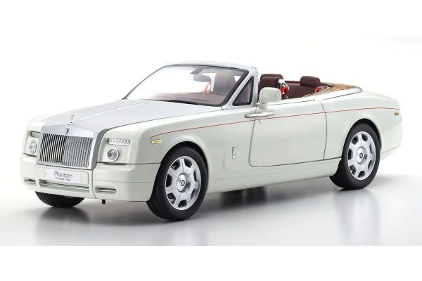 KYOSHO ORIGINAL 1/18scale Rolls Royce Phantom Drophead Coupe (English White) 08871EW2