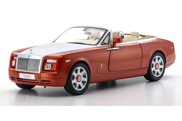 KYOSHO ORIGINAL 1/18scale Rolls Royce Phantom Drophead Coupe (Orange) 08871P