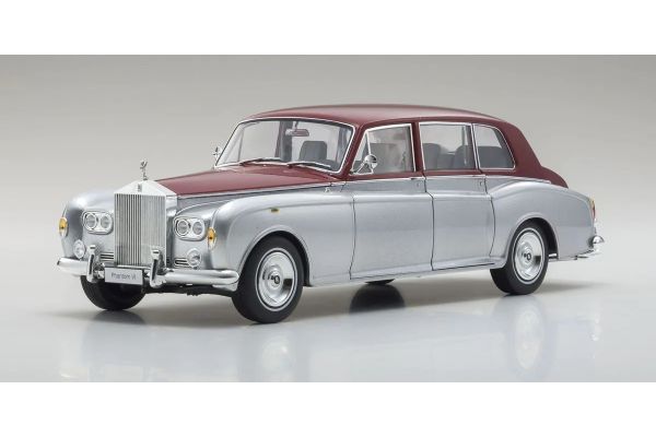 KYOSHO ORIGINAL 1/18scale Rolls Royce Phantom VI (Silver / Red) 08905SR