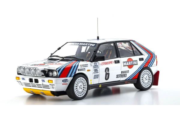 KYOSHO ORIGINAL 1/18scale Lancia Delta HF 4WD Monte Carlo 