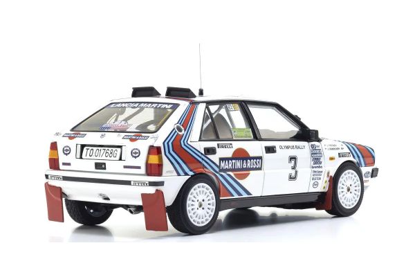 KYOSHO ORIGINAL 1/18scale Lancia Delta HF 4WD Winner Rally Olympus