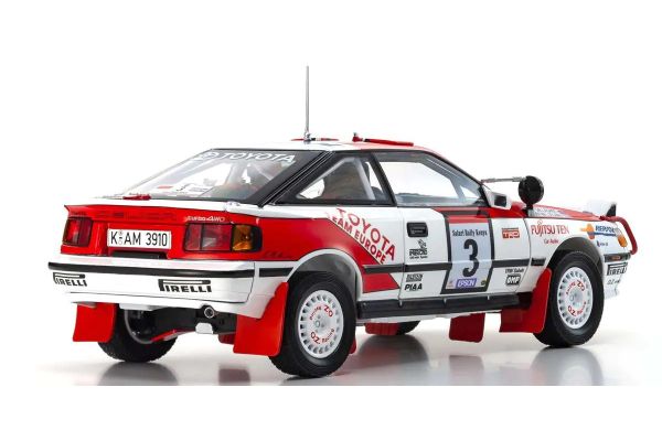 KYOSHO ORIGINAL 1/18scale Toyota Celica GT-FOUR (ST165) 1990 Safari #3  08961A