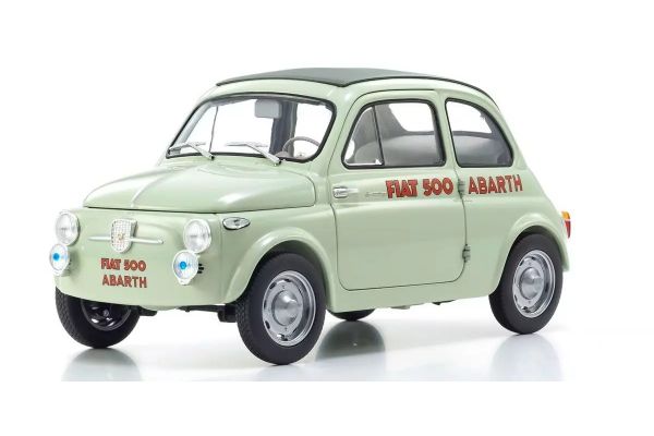 KYOSHO ORIGINAL 1/18scale Fiat NUOVA 500 Elaborazione Abarth Record Green Celeste 08966ALG