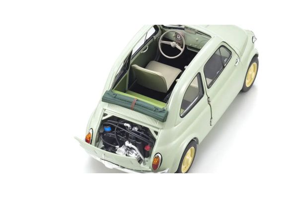 KYOSHO ORIGINAL 1/18scale Fiat NUOVA 500 (Green Clear) 08966LG - KYOSHO RC