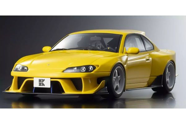 SAMURAI 1/18scale Nissan Silvia S15 Khyzyl Saleem (Yellow) KSR18066Y
