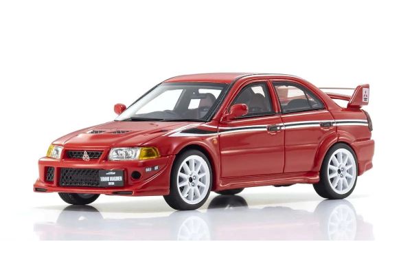 KYOSHO ORIGINAL 1/43scale Mitsubishi Lancer Evolution VI TME (Red) KSR43116R