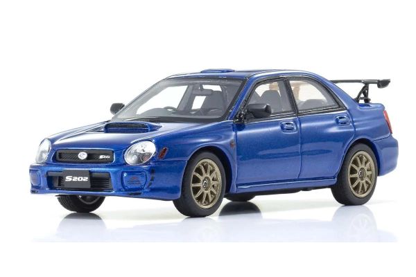 KYOSHO ORIGINAL 1/43scale Subaru Impreza S202 Blue KSR43118BL