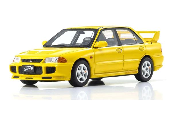 KYOSHO ORIGINAL 1/43scale Mitsubishi Lancer Evolution III (Yellow) KSR43120Y