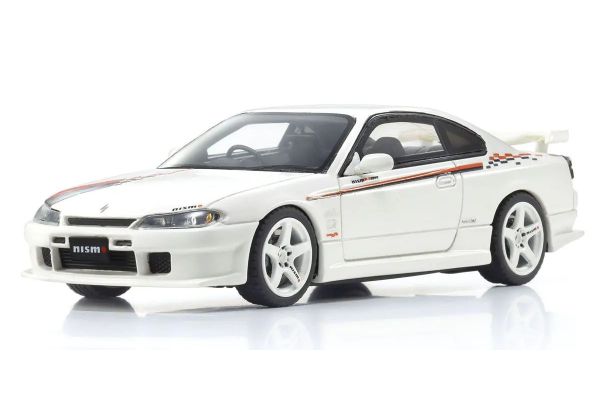 KYOSHO ORIGINAL 1/43scale Nissan Silvia spec-R NISMO AERO White KSR43125W