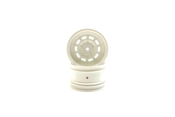 2.2 10 Hole Wheel (Rear/White/2pcs) LAH002W